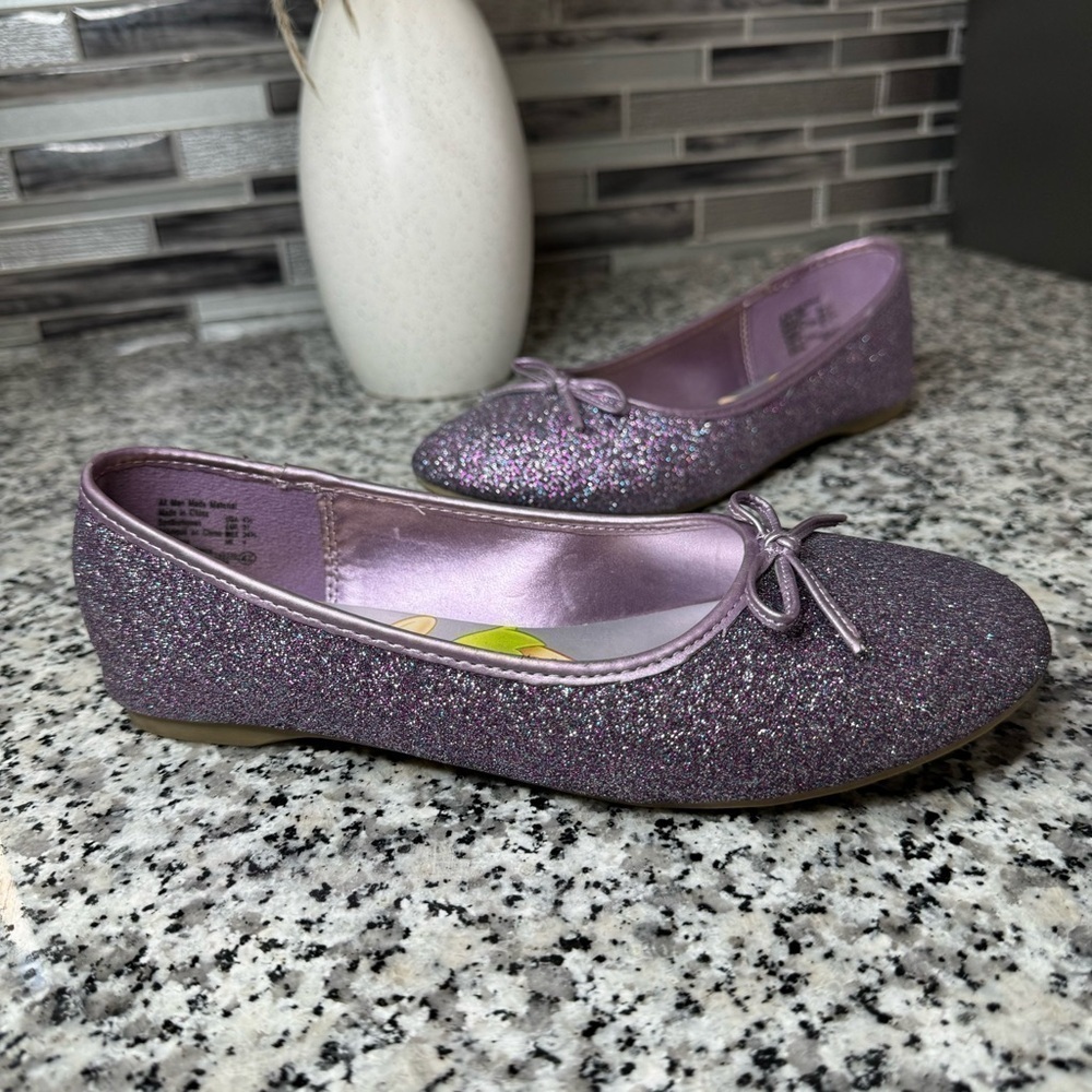 Disney Tinkerbell Slip On Flats Little Girls Size 4.5